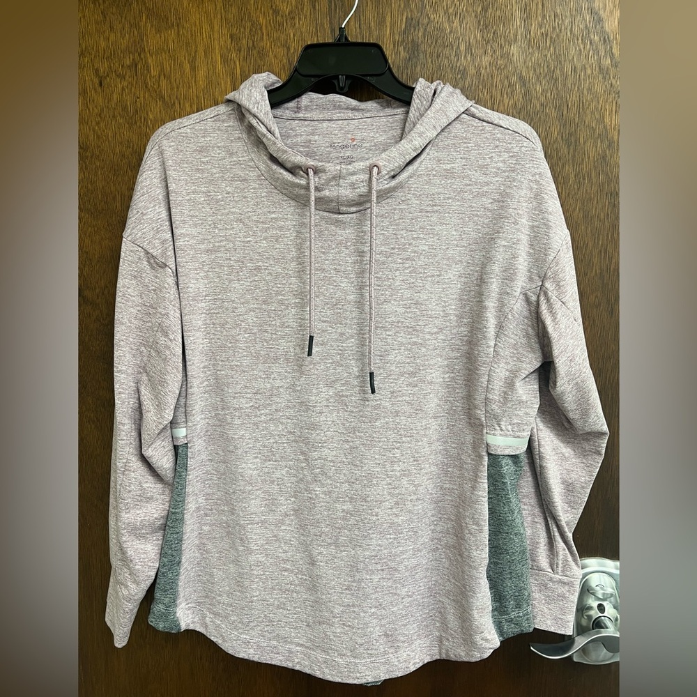 Tangerine Women’s Purple/Gray Hoodie Sz XL